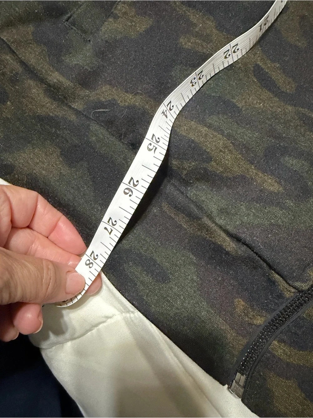 Banana Republic Men's Dark Green Camo Full-Zip Jacket